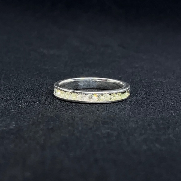 STERLING SILVER RING WITH STONES - Picture 3 of 4